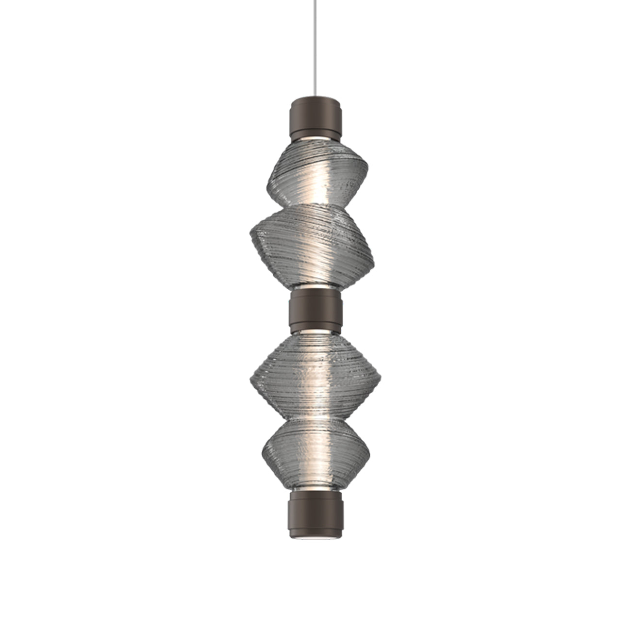 Mesa Mandrel Double LED Pendant Light in Detail.