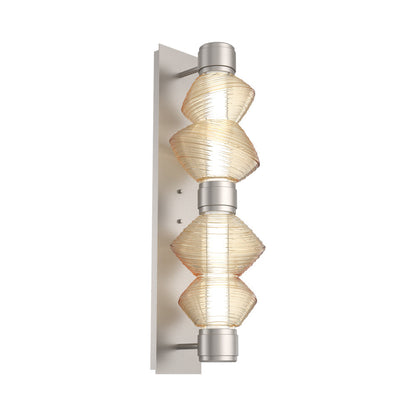 Mesa Mandrel Double LED Wall Light.