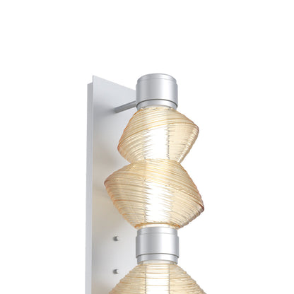 Mesa Mandrel Double LED Wall Light in Detail.