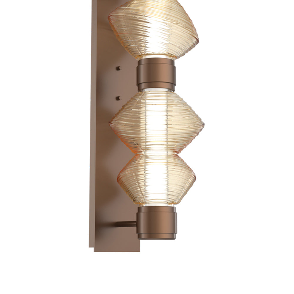 Mesa Mandrel Double LED Wall Light in Detail.