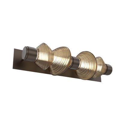 Mesa Mandrel Double LED Wall Light in Detail.
