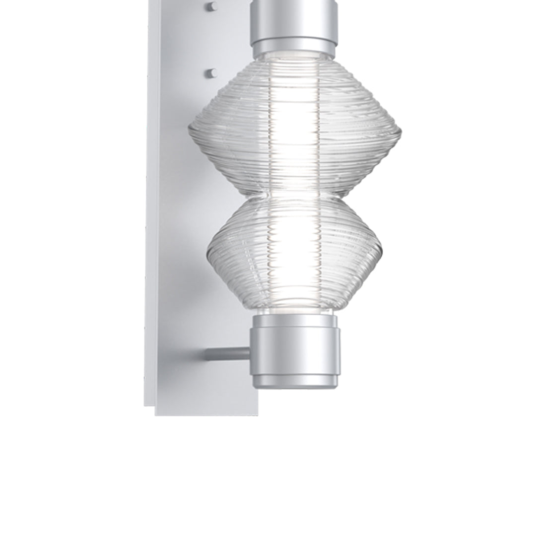 Mesa Mandrel Double LED Wall Light in Detail.
