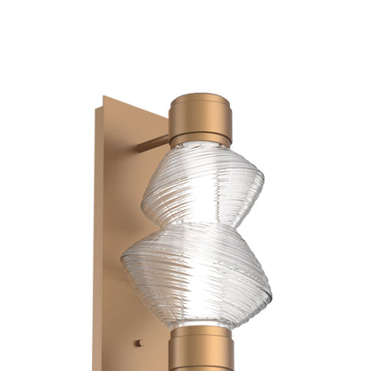 Mesa Mandrel Double LED Wall Light in Detail.