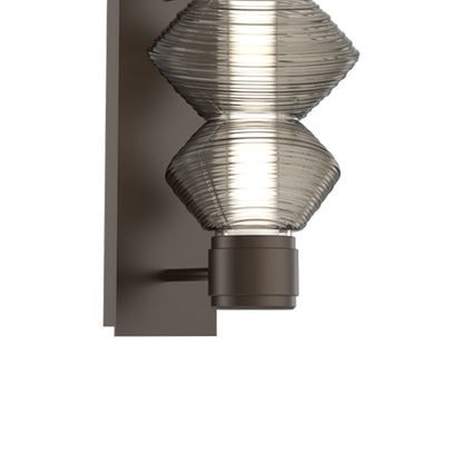 Mesa Mandrel Double LED Wall Light in Detail.