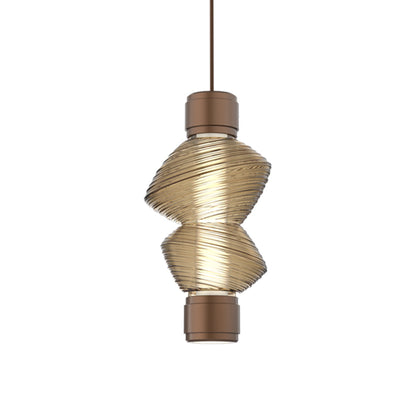 Mesa Mandrel Single LED Pendant Light in Detail.