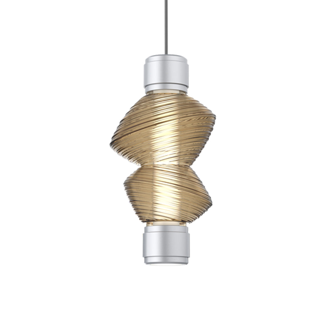 Mesa Mandrel Single LED Pendant Light in Detail.