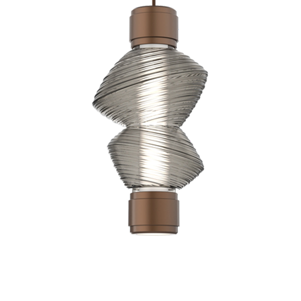 Mesa Mandrel Single LED Pendant Light in Detail.