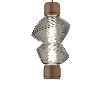 Mesa Mandrel Single LED Pendant Light in Detail.