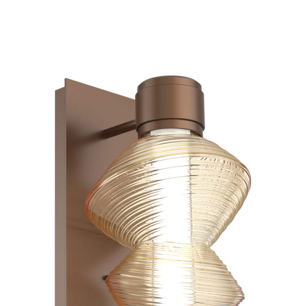 Mesa Mandrel Single LED Wall Light in Detail.