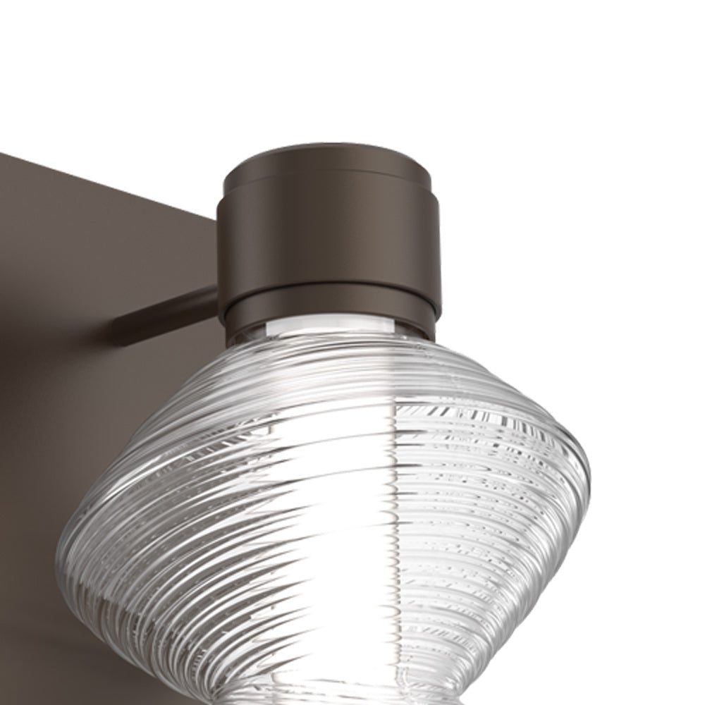 Mesa Mandrel Single LED Wall Light in Detail.
