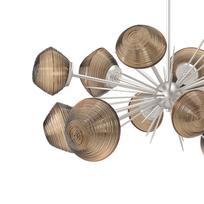 Mesa Oval Starburst LED Chandelier in Detail.
