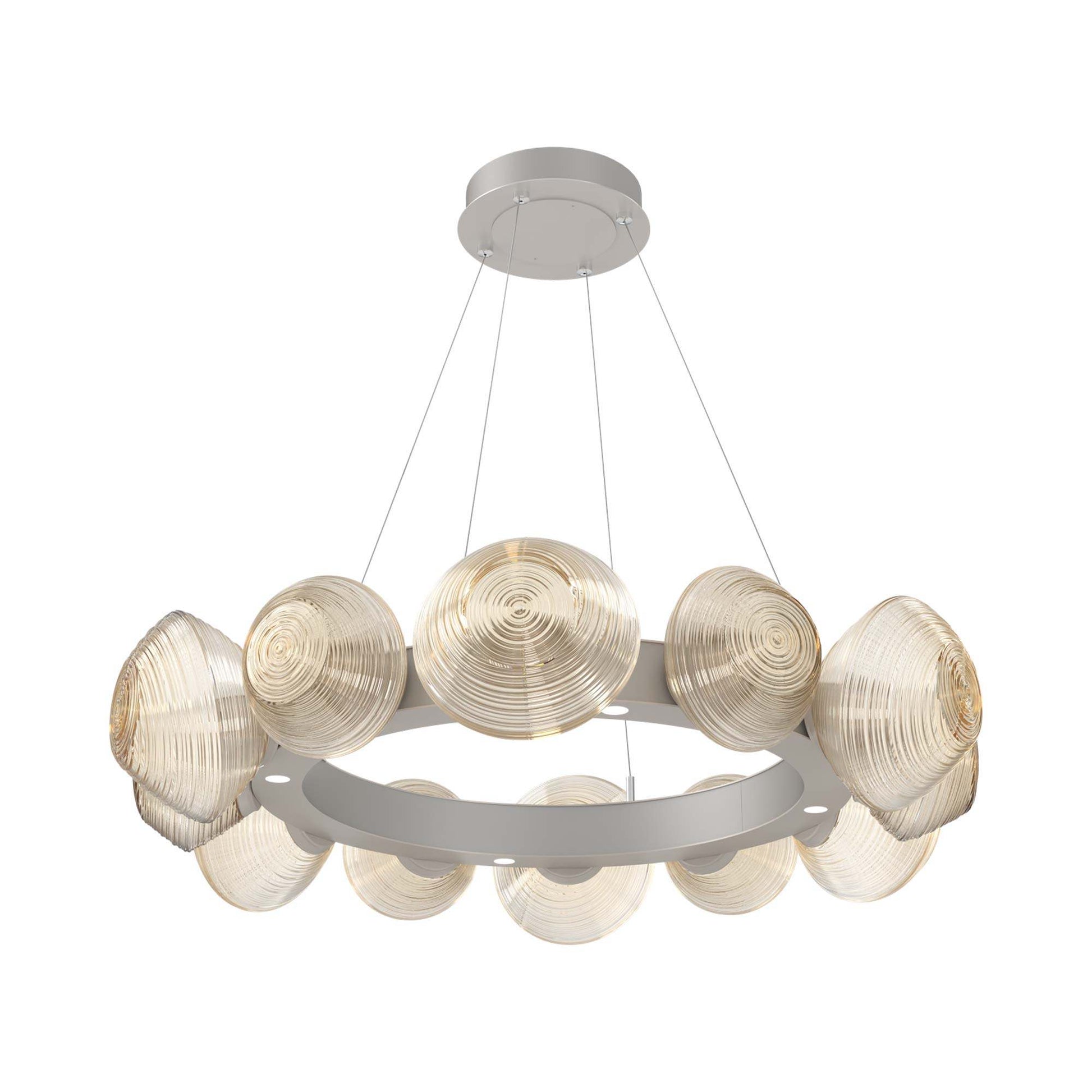 Mesa Radial Ring LED Chandelier.