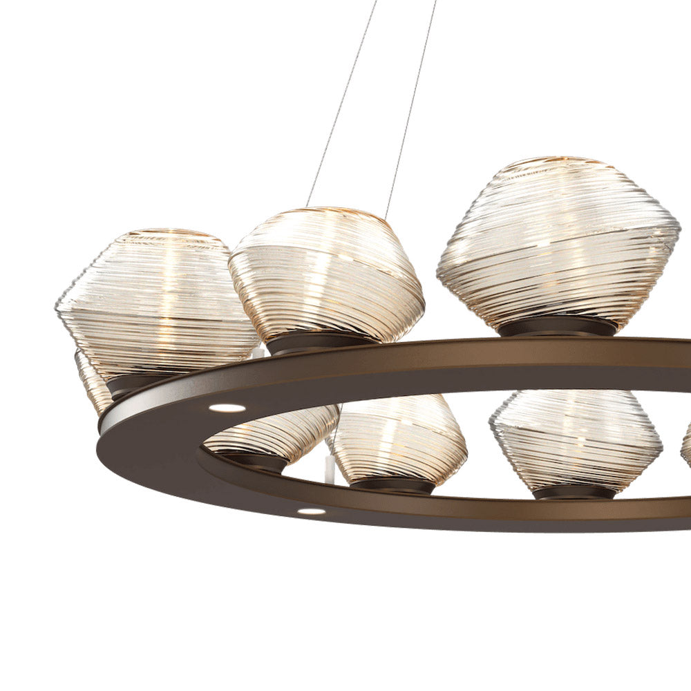 Mesa Ring LED Chandelier in Detail.