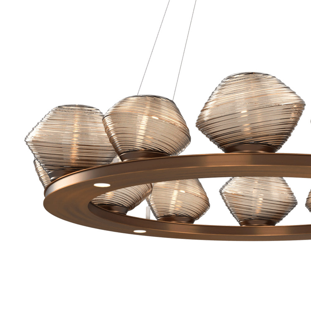 Mesa Ring LED Chandelier in Detail.