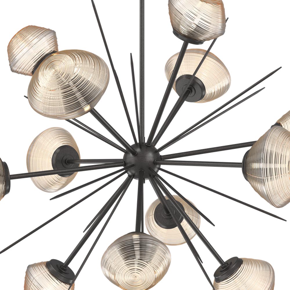 Mesa Starburst LED Chandelier in Detail.