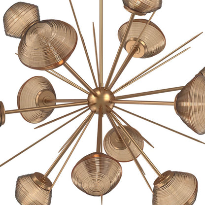 Mesa Starburst LED Chandelier in Detail.