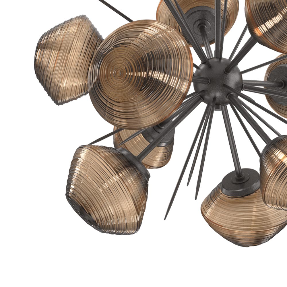 Mesa Starburst LED Chandelier in Detail.