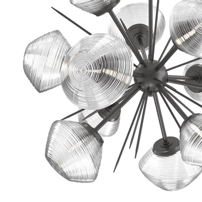 Mesa Starburst LED Chandelier in Detail.