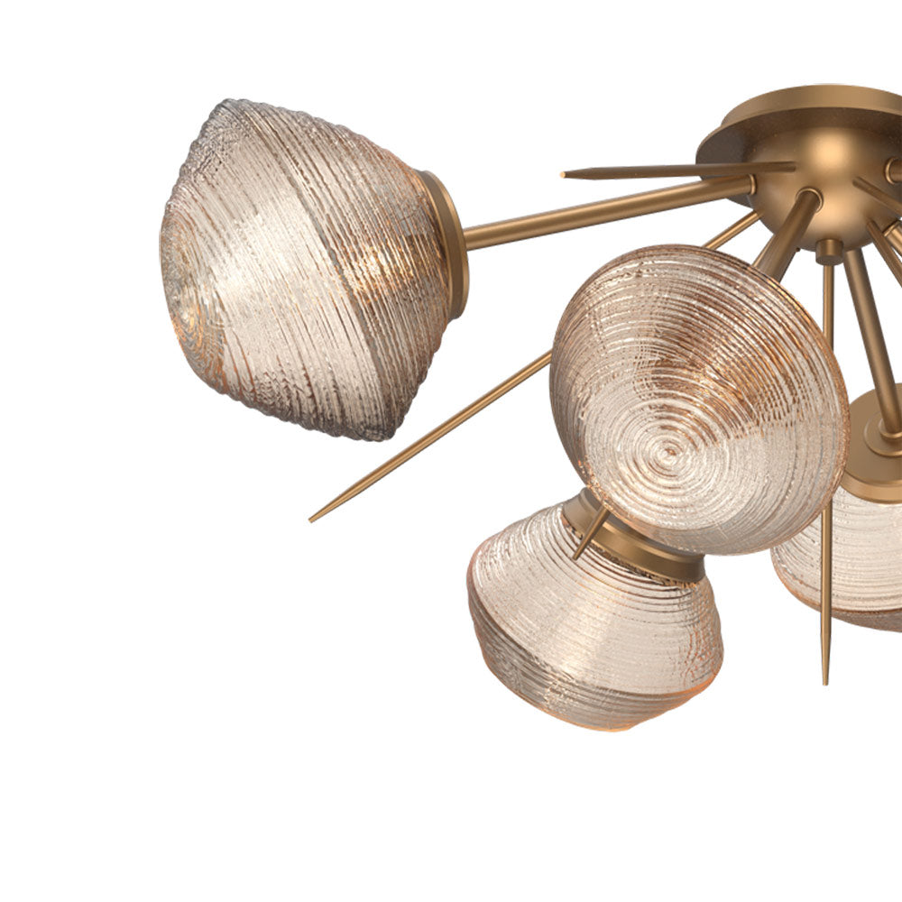Mesa Starburst LED Flush Mount Ceiling Light in Detail.