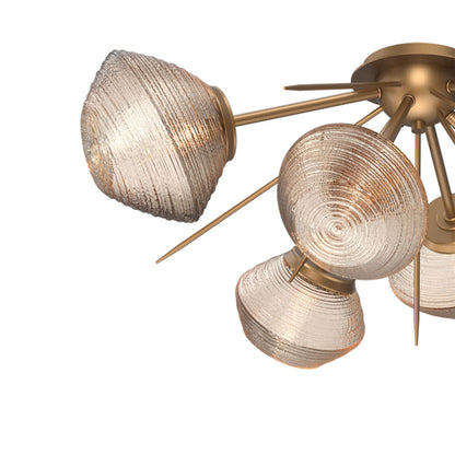 Mesa Starburst LED Flush Mount Ceiling Light in Detail.