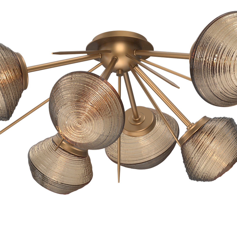 Mesa Starburst LED Flush Mount Ceiling Light in Detail.