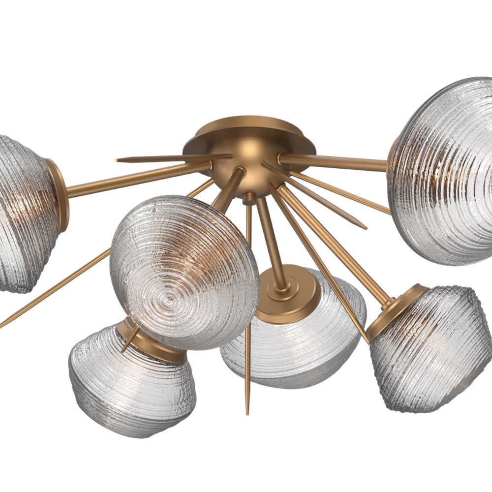 Mesa Starburst LED Flush Mount Ceiling Light in Detail.