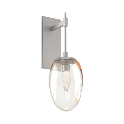 Meteo Tempo LED Wall Light in Beige Silver/Amber (Geo Crystal).