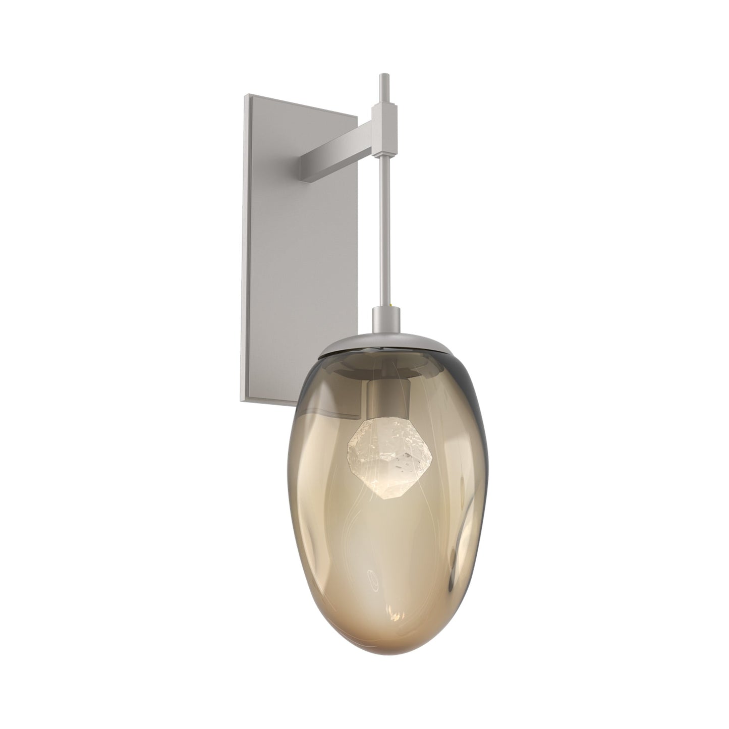 Meteo Tempo LED Wall Light in Beige Silver/Bronze (Zircon Crystal).