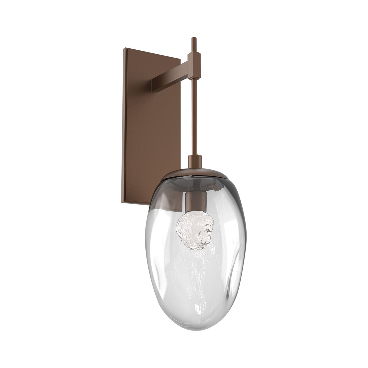 Meteo Tempo LED Wall Light in Burnished Bronze/Clear (Floret Crystal).