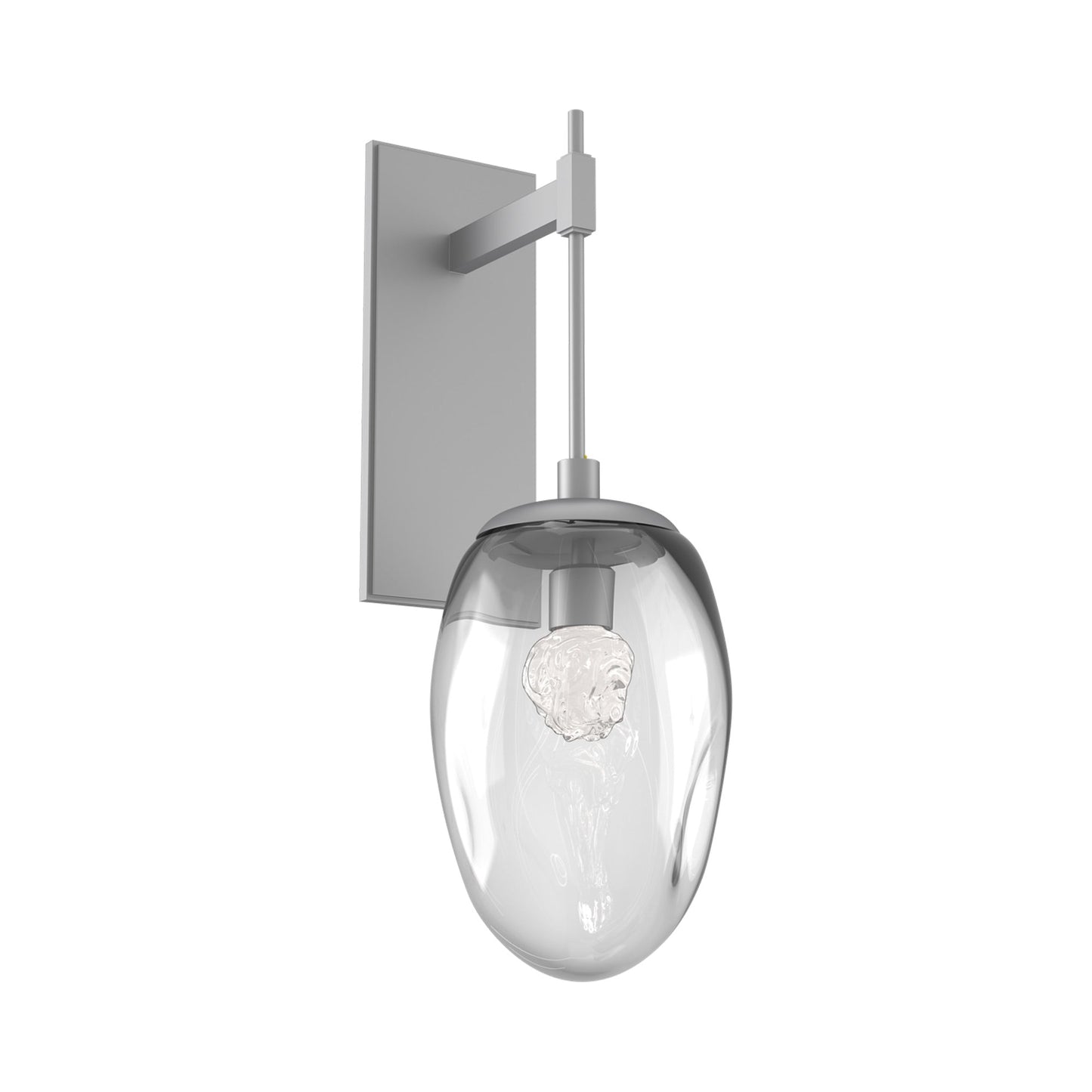 Meteo Tempo LED Wall Light in Classic Silver/Clear (Floret Crystal).