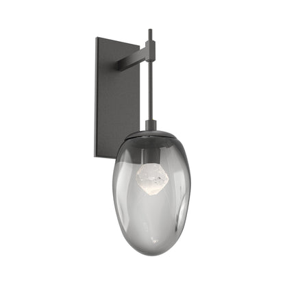 Meteo Tempo LED Wall Light in Graphite/Smoke (Zircon Crystal).