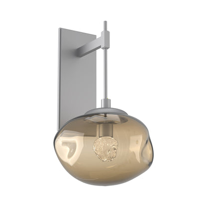 Nova Tempo LED Wall Light in Classic Silver/Bronze (Floret Crystal).
