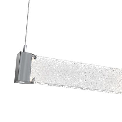 Parallel Linear LED Chandelier in Detail.