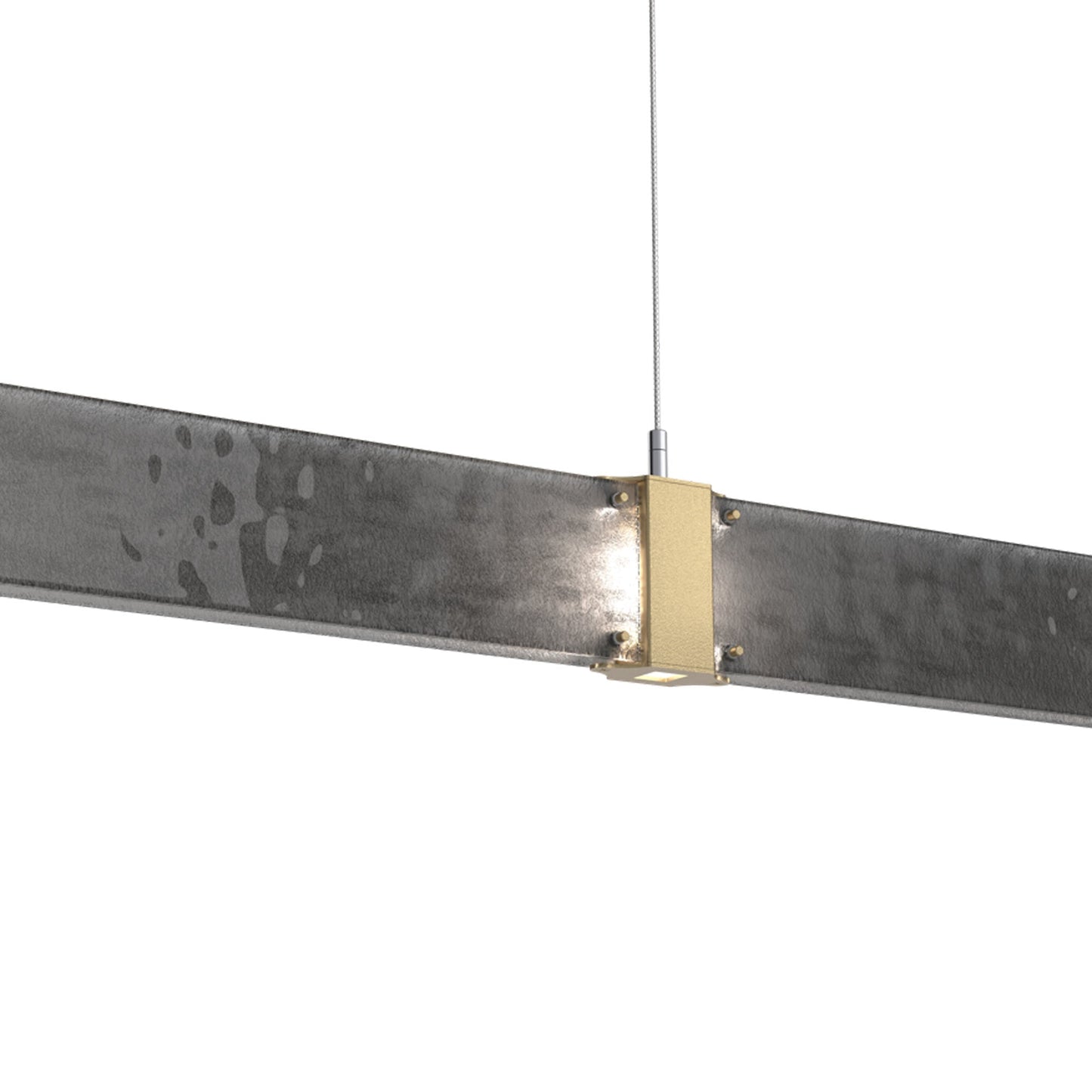 Parallel Linear LED Chandelier in Detail.