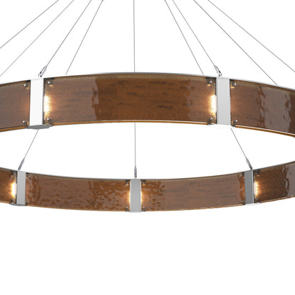 Parallel Ring LED Chandelier in Detail.
