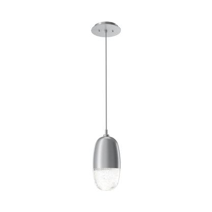 Pebble LED Pendant Light in Classic Silver.