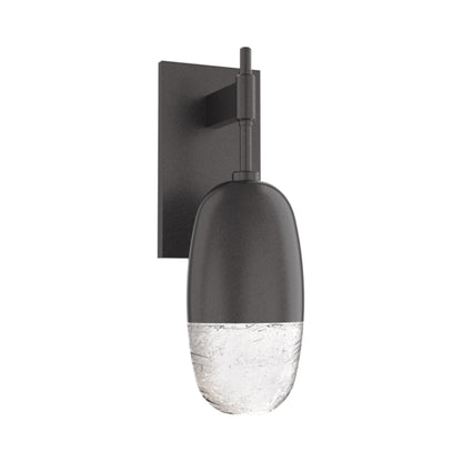 Pebble LED Wall Light in Graphite.