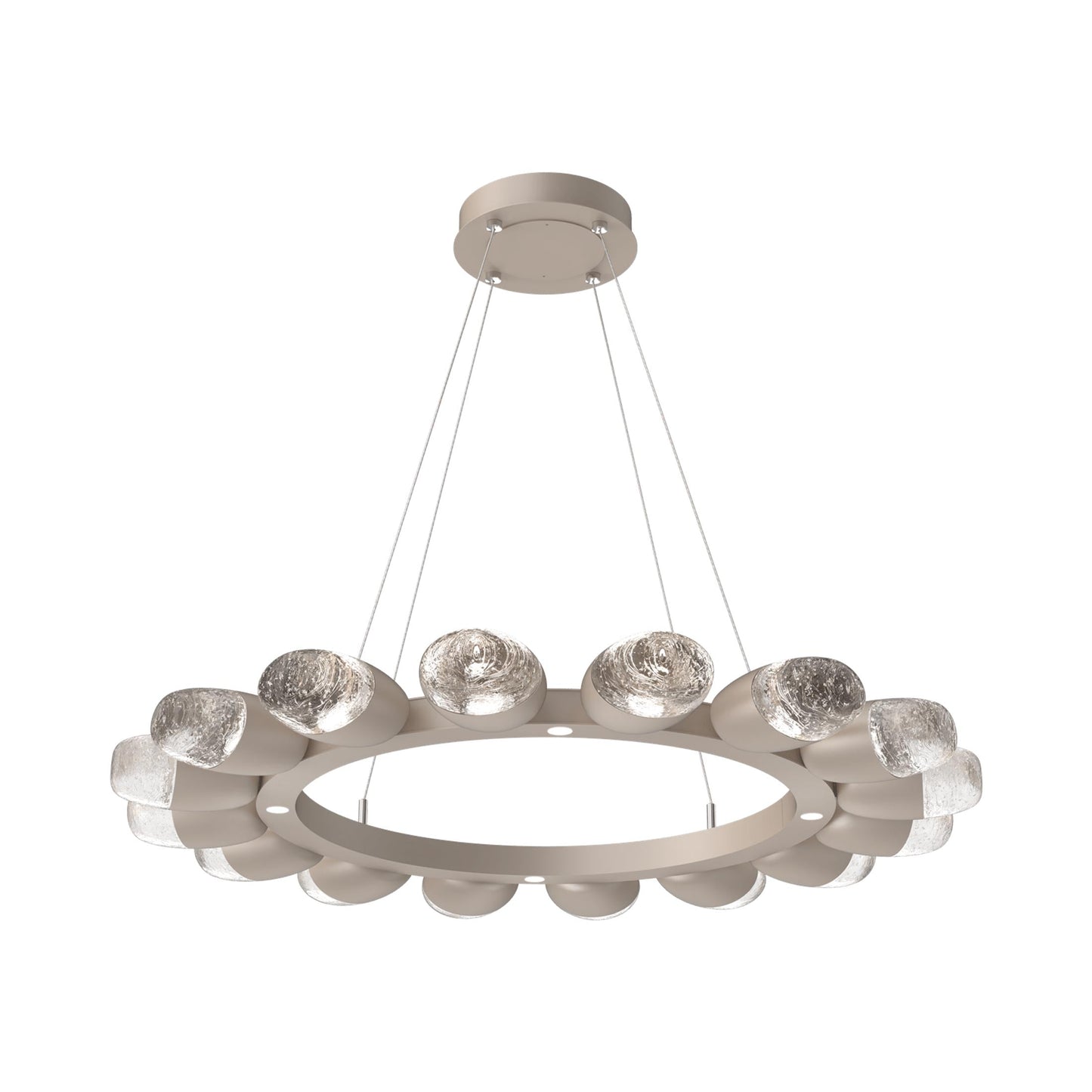 Pebble Ring LED Chandelier.