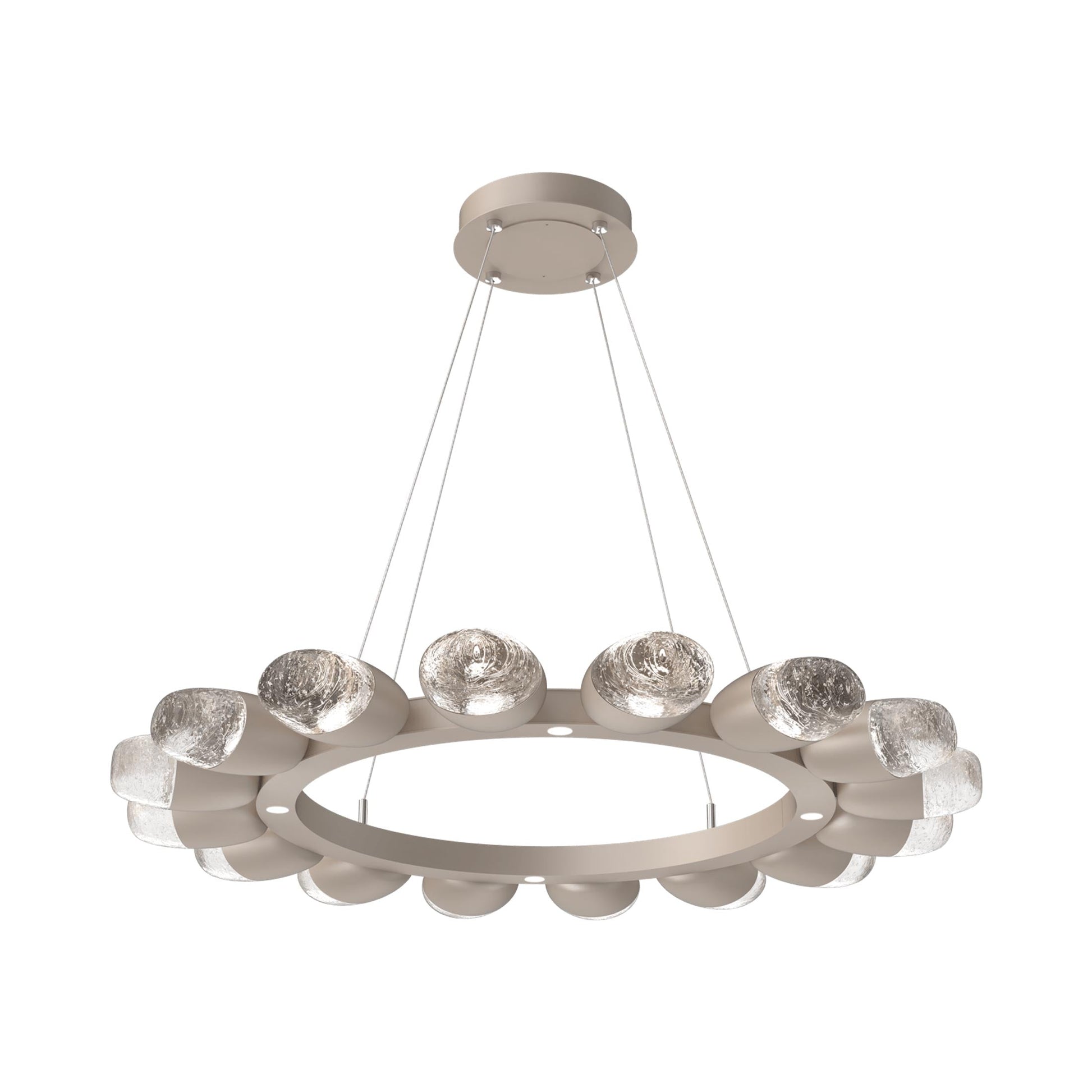 Pebble Ring LED Chandelier.