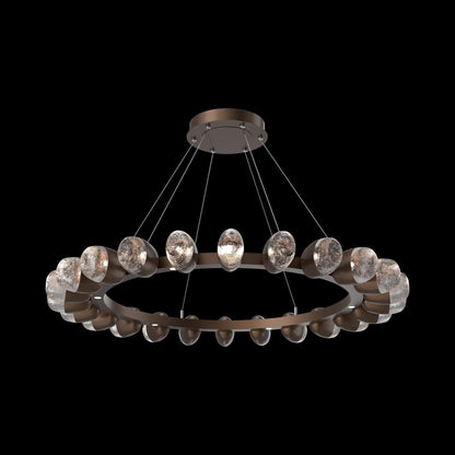 Pebble Ring LED Chandelier in Detail.