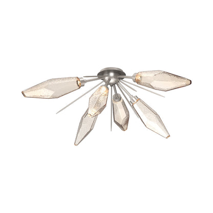 Rock Crystal Starburst LED Flush Mount Ceiling Light.