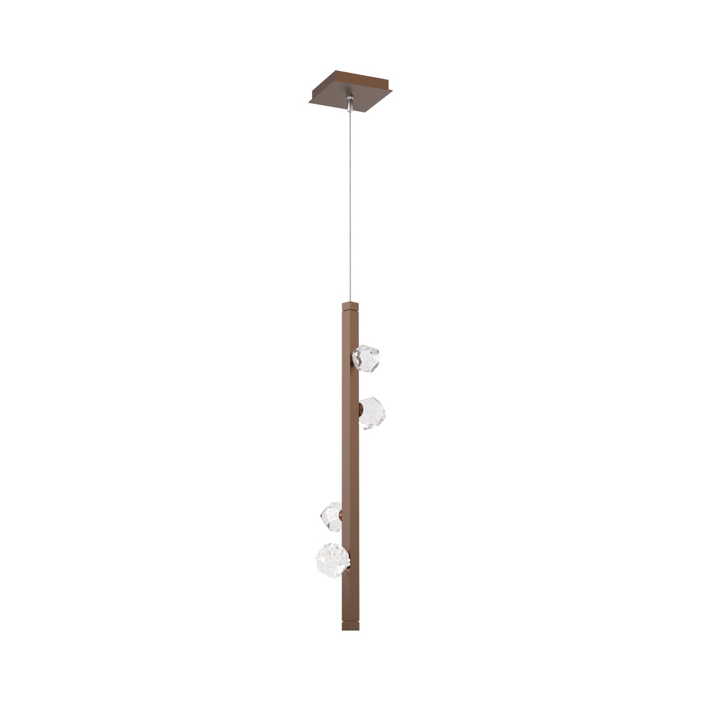 Stella LED Pendant Light in Burnished Bronze.