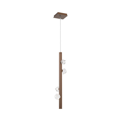 Stella LED Pendant Light in Burnished Bronze.