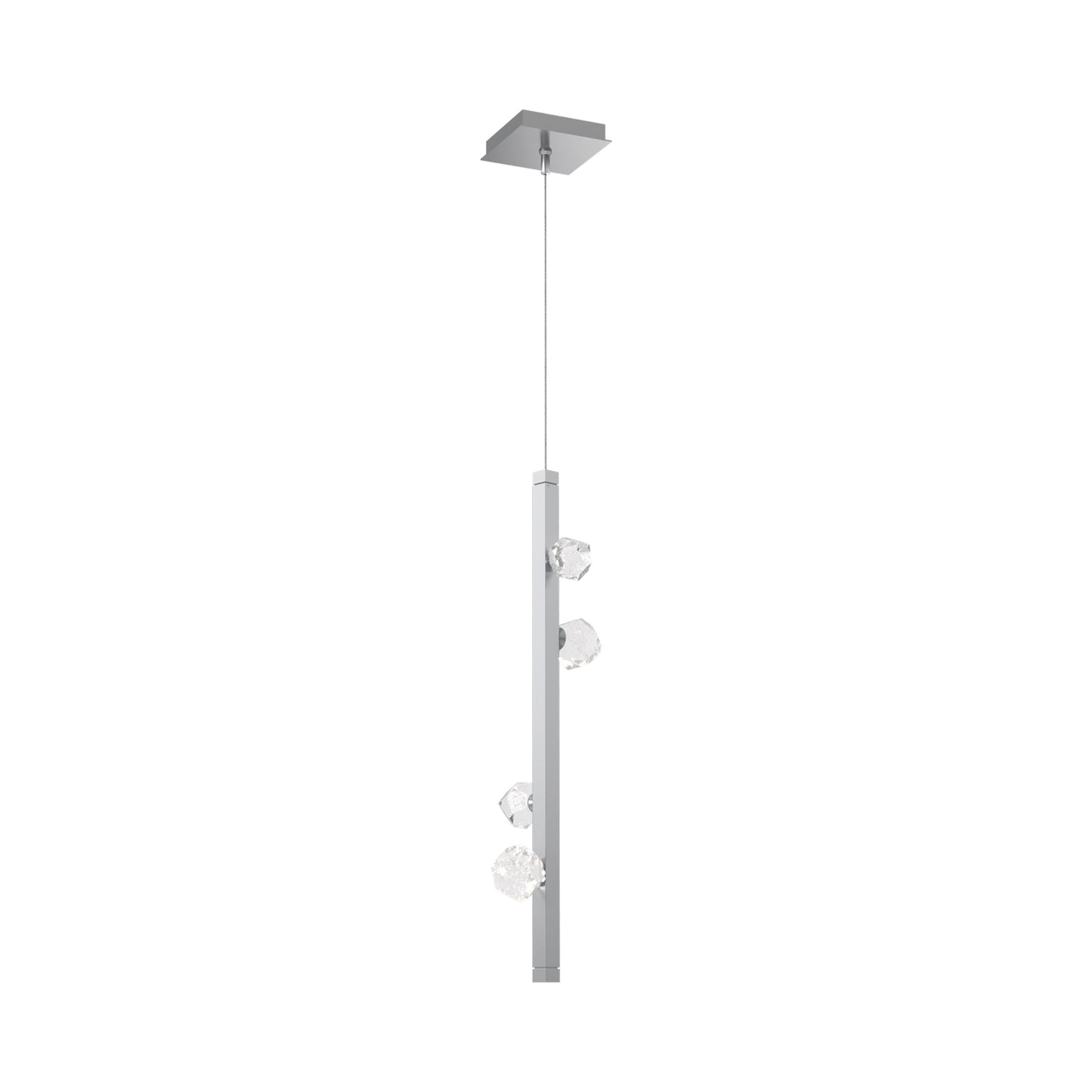 Stella LED Pendant Light in Classic Silver.