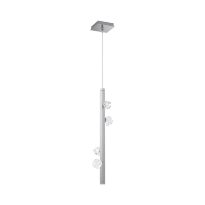 Stella LED Pendant Light in Classic Silver.