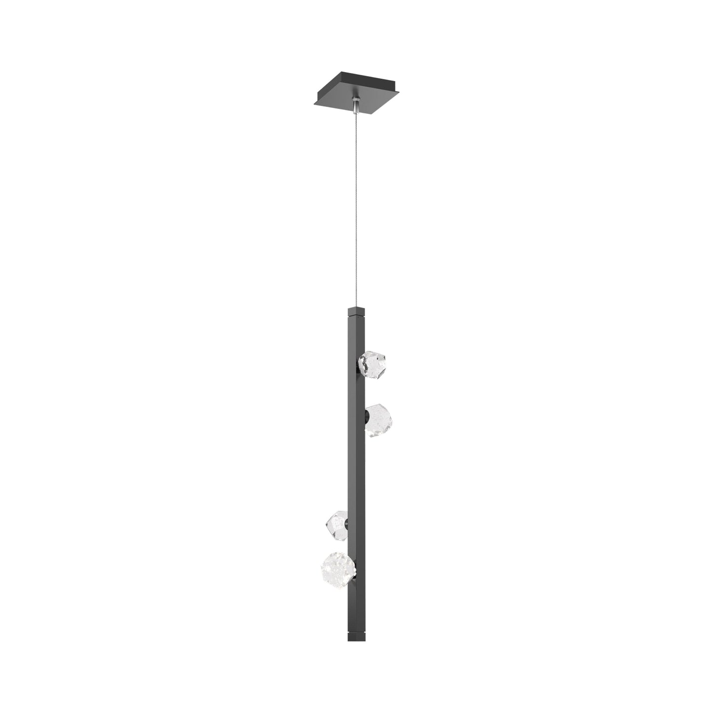 Stella LED Pendant Light in Matte Black.