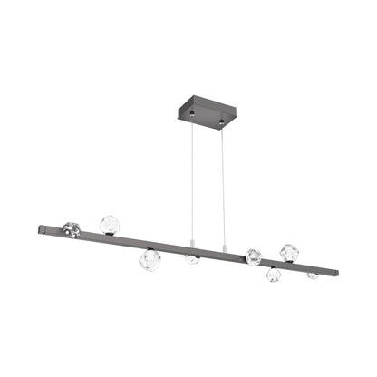 Stella Linear LED Chandelier in Graphite.