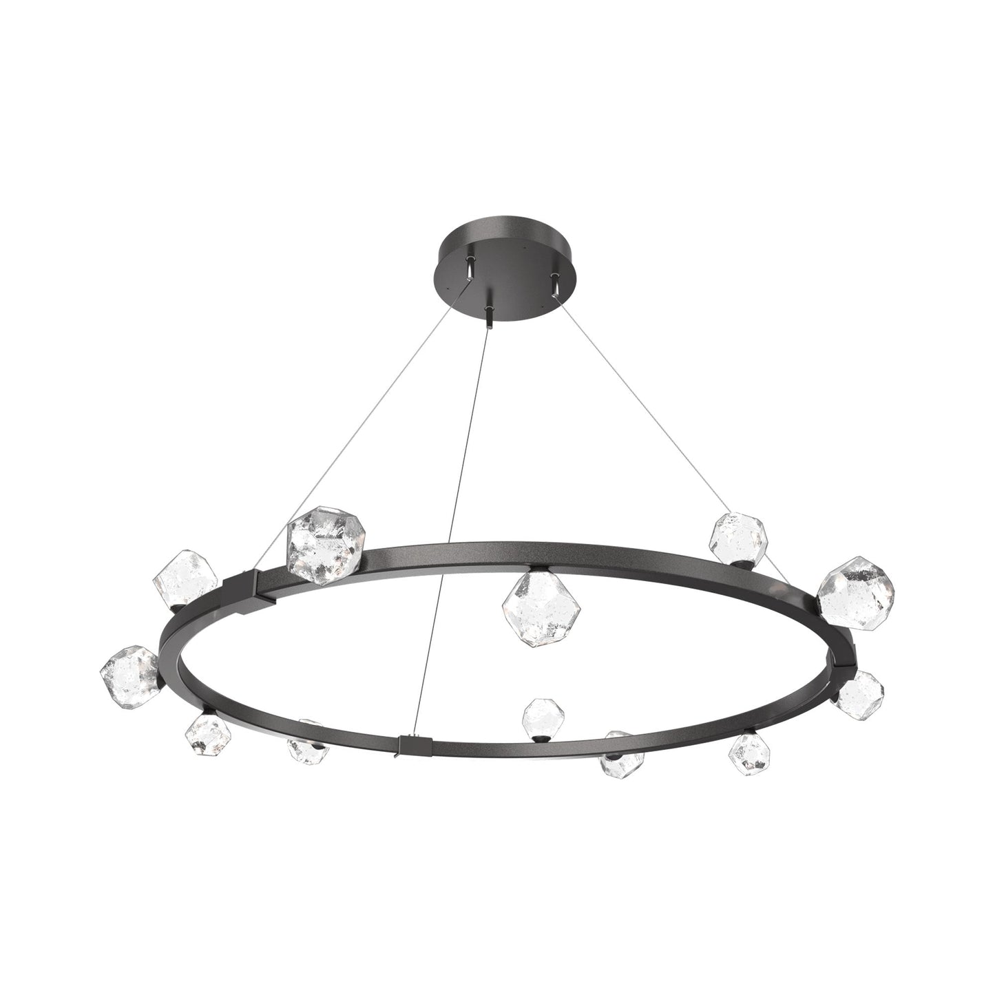 Stella Ring LED Chandelier in Graphite.
