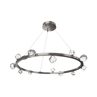 Stella Ring LED Chandelier in Gunmetal.