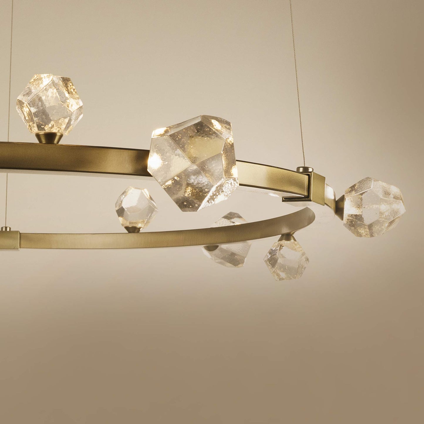 Stella Ring LED Chandelier in Detail.